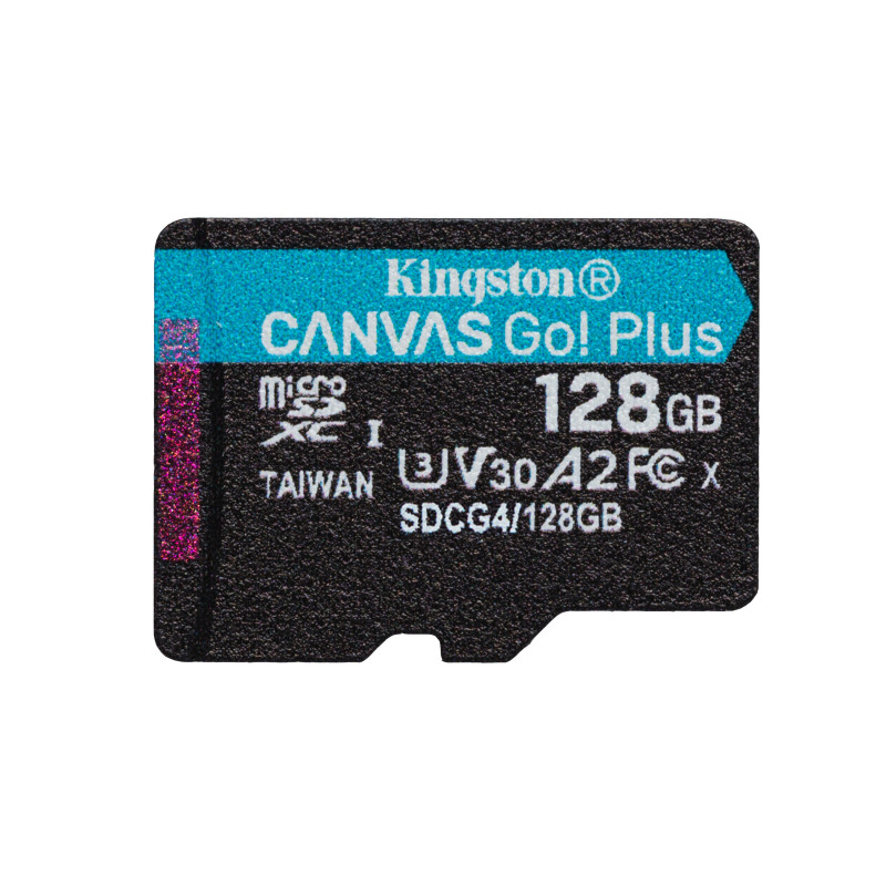 Kingston Technology Canvas Go! Plus 128 GB MicroSD UHS-I Luokka 10