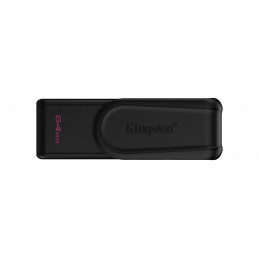 Kingston Technology DataTraveler Exodia S USB-muisti 64 GB USB A-tyyppi 3.2 Gen 1 (3.1 Gen 1) musta