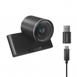 Lenovo 4XC1Q25246 verkkokamera 8 MP 1920 x 1080 pikseliä USB-C musta
