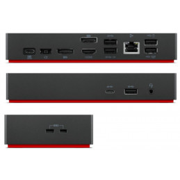 Lenovo ThinkPad Universal USB-C Langallinen USB 3.2 Gen 1 (3.1 Gen 1) Type-C musta