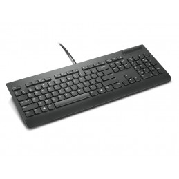 Lenovo 4Y41B69381 näppäimistö Office USB QWERTY Suomi, Ruotsi musta