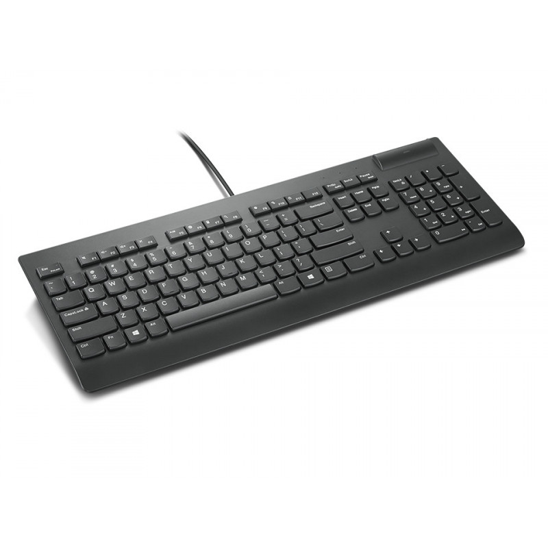 Lenovo 4Y41B69381 näppäimistö Office USB QWERTY Suomi, Ruotsi musta