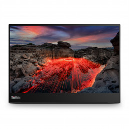 Lenovo ThinkVision M14t LED display 35,6 cm (14") 2240 x 1400 pikseliä 2.2K Kosketusnäyttö musta
