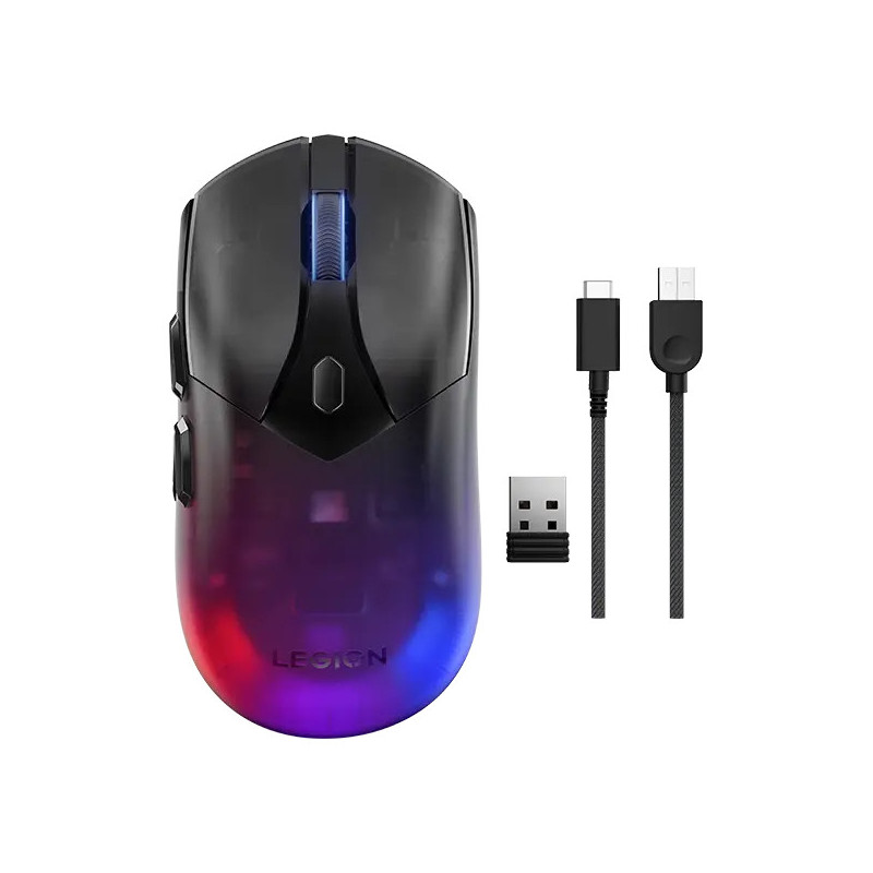 Lenovo Legion M410 hiiri Pelaaminen Molempikätinen RF Wireless + USB Type-C Optinen 16000 DPI