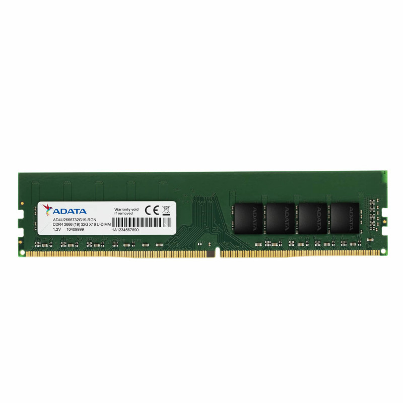 ADATA AD4U26664G19-SGN muistimoduuli 4 GB 1 x 4 GB DDR4 2666 MHz