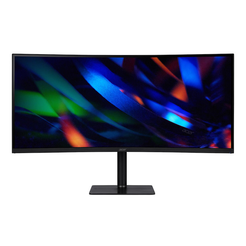 Acer CZ342CURHBMIPHUZX tietokoneen litteä näyttö 86,4 cm (34") 3440 x 1440 pikseliä Quad HD LCD musta
