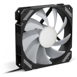 Sharkoon SHARK Mirror PWM RGB Tietokonekotelo Tuuletin 12 cm musta 1 kpl