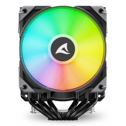 Sharkoon A60 RGB Suoritin Ilmanjäähdytin 12 cm musta 1 kpl
