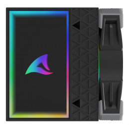 Sharkoon A60 RGB Suoritin Ilmanjäähdytin 12 cm musta 1 kpl