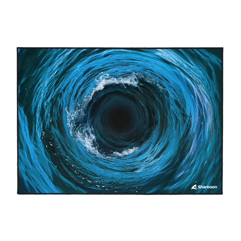 Sharkoon SFM12 musta, Sininen, Valkoinen Polyesteri, Silikoni