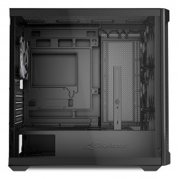 Sharkoon MK4W RGB Strip Micro Tower musta