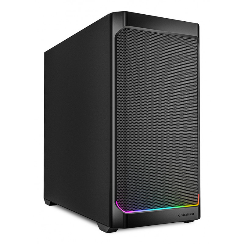 Sharkoon MK4 RGB Strip Micro Tower musta