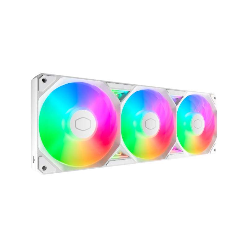 Cooler Master SickleFlow Edge 360 ARGB White edition Tietokonekotelo Tuuletin 12 cm Valkoinen 1 kpl