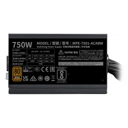 Cooler Master MWE Bronze 750 V3 230V virtalähdeyksikkö 750 W 24-pin ATX ATX musta