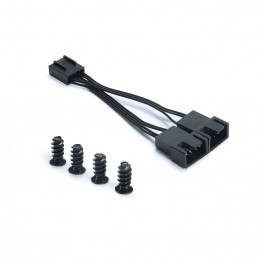 Fractal Design Venturi HP-12 PWM Tietokonekotelo Tuuletin 12 cm musta, Harmaa