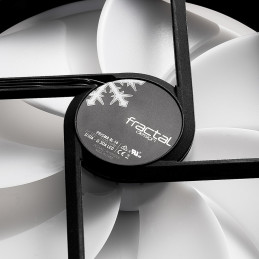 Fractal Design Prisma AL-14 3P Tietokonekotelo Tuuletin 14 cm musta, Valkoinen