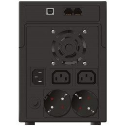 PowerWalker VI 2200 SHL Schuko UPS-virtalähde Linjainteraktiivinen 2,2 kVA 1200 W 4 AC-pistorasia(a)