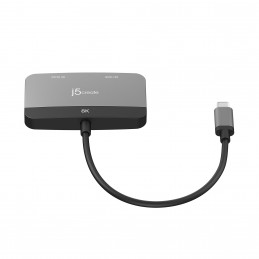 j5create JCA465-N 8K USB-C® - Dual HDMI™ -näyttösovitin