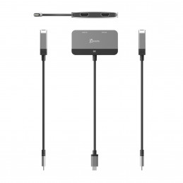 j5create JCA465-N 8K USB-C® - Dual HDMI™ -näyttösovitin
