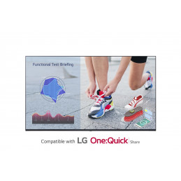 LG 55UL3J-M infonäyttö Digitaalinen litteä infotaulu 139,7 cm (55") LCD Wi-Fi 400 cd m² 4K Ultra HD Sininen WebOS 16 7