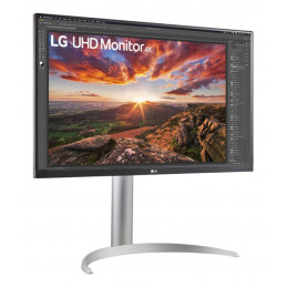 LG 27UP850K-W.AEU monitor tietokoneen litteä näyttö 68,6 cm (27") 3840 x 2160 pikseliä 4K Ultra HD LED musta