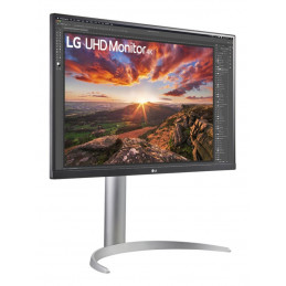 LG 27UP850K-W.AEU monitor tietokoneen litteä näyttö 68,6 cm (27") 3840 x 2160 pikseliä 4K Ultra HD LED musta