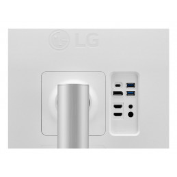 LG 27UP850K-W.AEU monitor tietokoneen litteä näyttö 68,6 cm (27") 3840 x 2160 pikseliä 4K Ultra HD LED musta