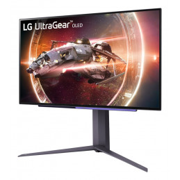 LG 27GS95QX-B tietokoneen litteä näyttö 67,3 cm (26.5") 2560 x 1440 pikseliä Quad HD OLED musta