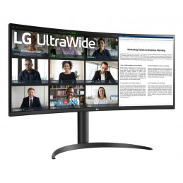 LG 34WR55QK-B tietokoneen litteä näyttö 86,4 cm (34") 3440 x 1440 pikseliä Wide Quad HD musta