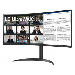 LG 34WR55QK-B tietokoneen litteä näyttö 86,4 cm (34") 3440 x 1440 pikseliä Wide Quad HD musta