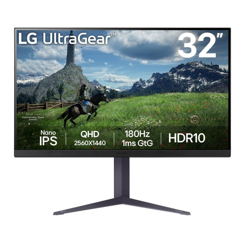 LG 32GS85QX-B tietokoneen litteä näyttö 81,3 cm (32") 2560 x 1440 pikseliä musta