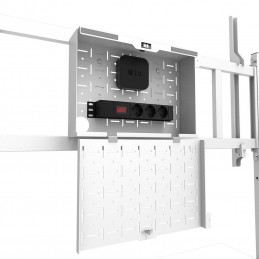 Neomounts FL50-575WH1 multimedialaitteiden kärry ja teline Valkoinen Multimediakärry -vaunu