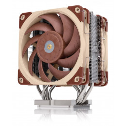 Noctua NH-U12S DX-4677 Tietokoneen jäähdytysjärjestelmä Suoritin Ilmanjäähdytin 12 cm Ruskea, Vaaleanruskea, Hopea