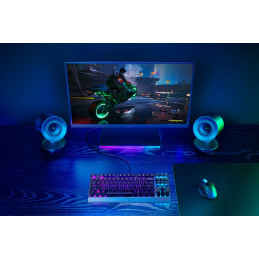 Razer Nommo V2 X Koko alue musta Langallinen & langaton