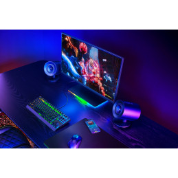 Razer Nommo V2 X Koko alue musta Langallinen & langaton