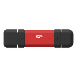 Silicon Power DS72 USB-muisti 250 GB USB Type-A   USB Type-C 3.2 Gen 2 (3.1 Gen 2) Punainen