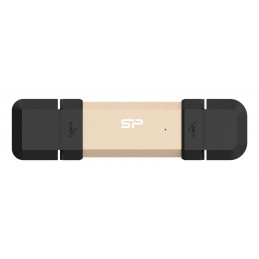 Silicon Power DS72 USB-muisti 250 GB USB Type-A   USB Type-C 3.2 Gen 2 (3.1 Gen 2) Kulta