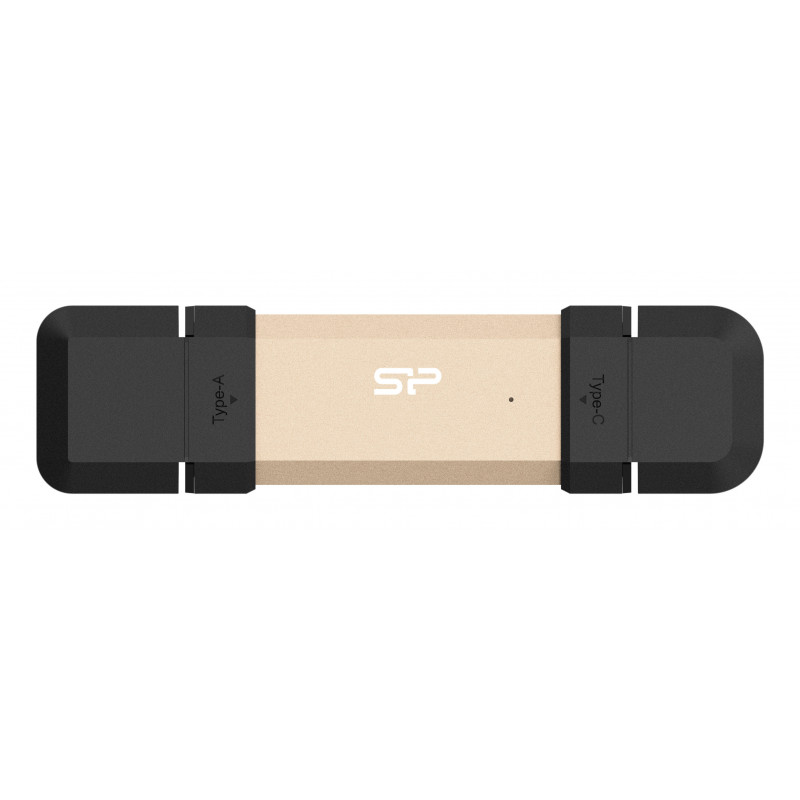 Silicon Power DS72 USB-muisti 500 GB USB Type-A   USB Type-C 3.2 Gen 2 (3.1 Gen 2) Kulta