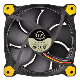 Thermaltake Riing 14 Tietokonekotelo Tuuletin 14 cm musta, Keltainen
