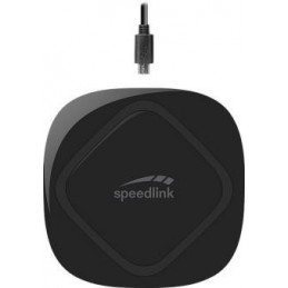 SPEEDLINK SL-690400-BK mobiililaitteen laturi Älypuhelin musta USB Langaton lataaminen Auto