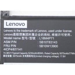Lenovo 5B10W13900 kannettavan tietokoneen varaosa Akku