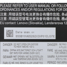 Lenovo 5B10W65297 kannettavan tietokoneen varaosa Akku
