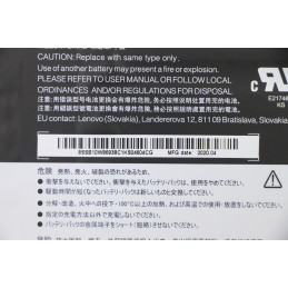 Lenovo 5B10W86947 kannettavan tietokoneen varaosa Akku