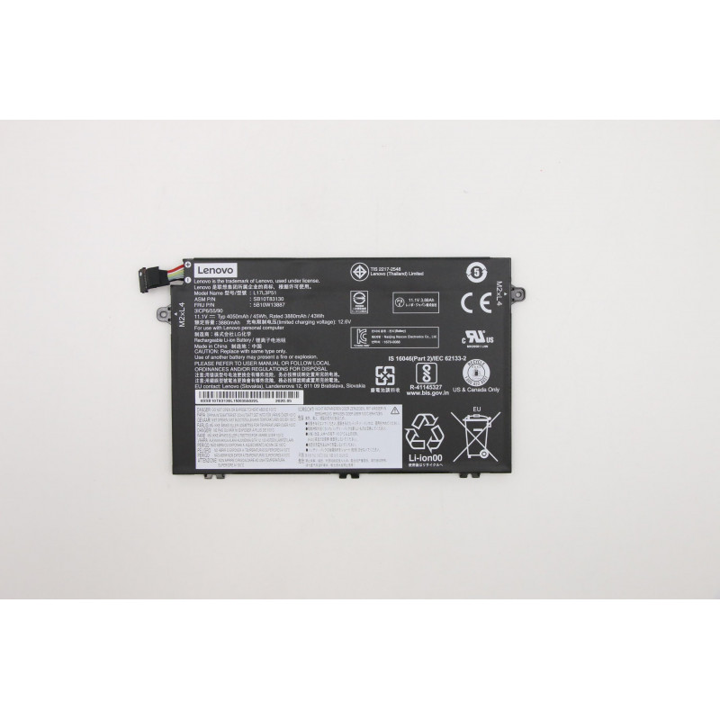 Lenovo 5B10W13887 kannettavan tietokoneen varaosa Akku