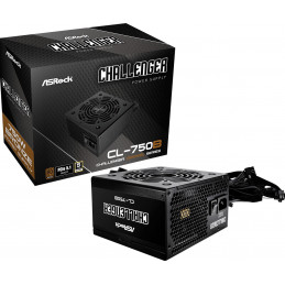 Asrock Challenger CL-750B virtalähdeyksikkö 750 W 20+4 pin ATX ATX musta