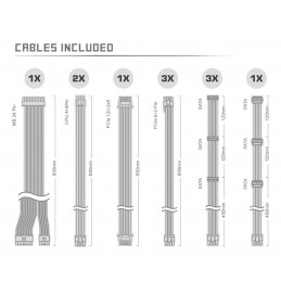 Asrock SL-1000GW Steel Legend virtalähdeyksikkö 1000 W 20+4 pin ATX ATX Valkoinen
