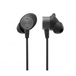 Logitech 981-001009 kuulokkeet ja kuulokemikrofoni Langallinen In-ear Toimisto puhelukeskus USB Type-C Grafiitti