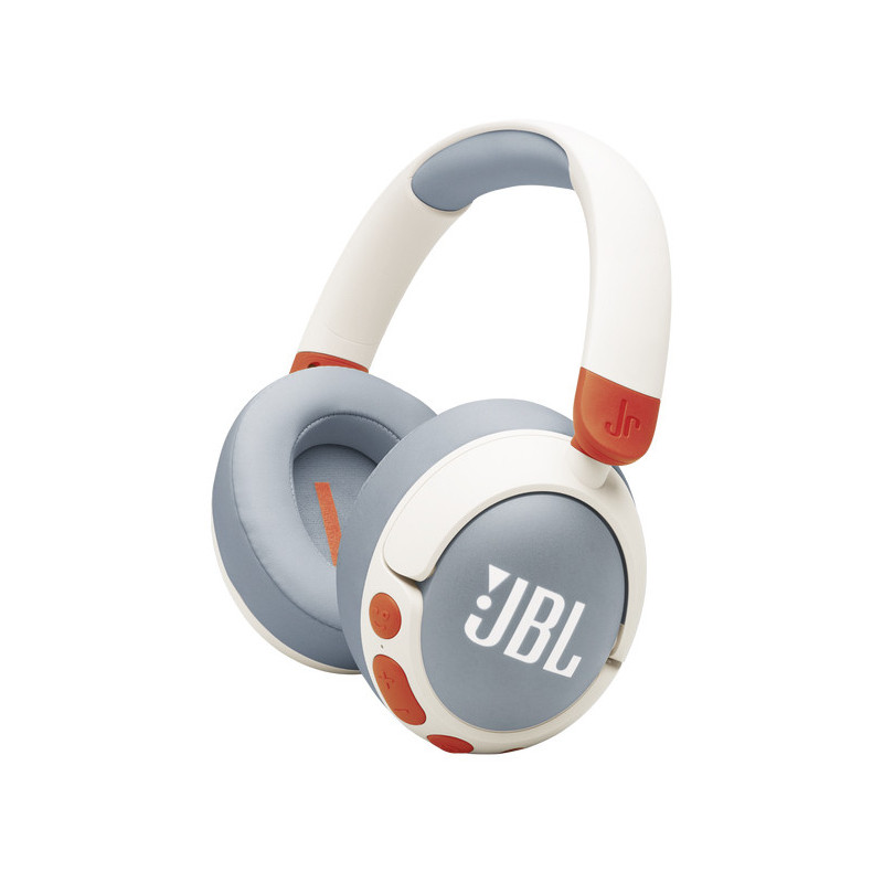 JBL Junior 470NC Kuulokkeet Langaton Pääpanta Puhelut Musiikki USB Type-C Bluetooth Vaaleanharmaa, Valkoinen