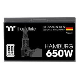 Thermaltake HAMBURG virtalähdeyksikkö 650 W 24-pin ATX ATX musta