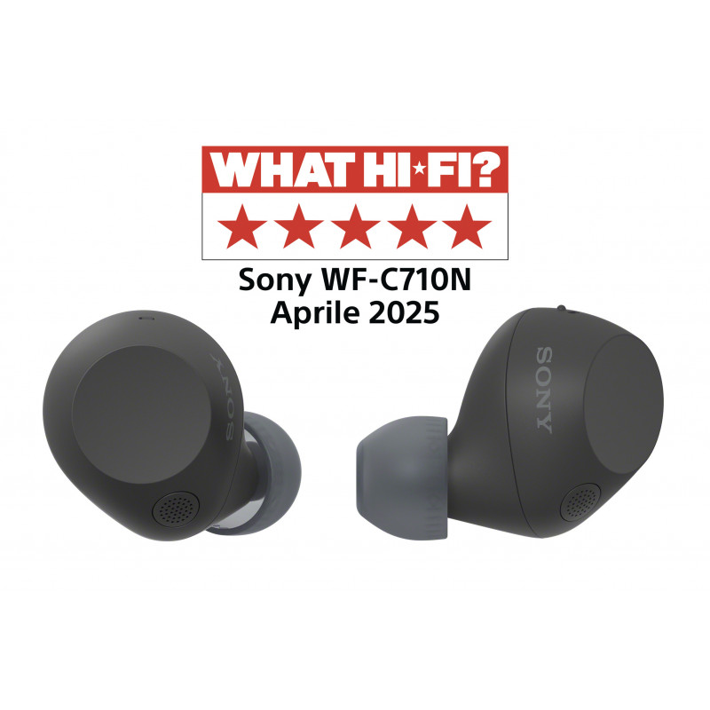 Sony WFC710NB.CE7 kuulokkeet ja kuulokemikrofoni True Wireless Stereo (TWS) In-ear Puhelut Musiikki USB Type-C Bluetooth musta